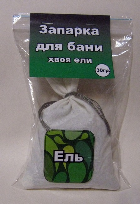 Запарка для бани Хвоя ели